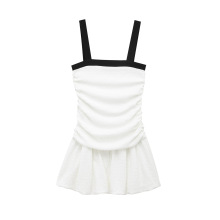 TAOP&ZA春季新款连衣裙女装修身显瘦休闲吊带小香风温柔甜美少女