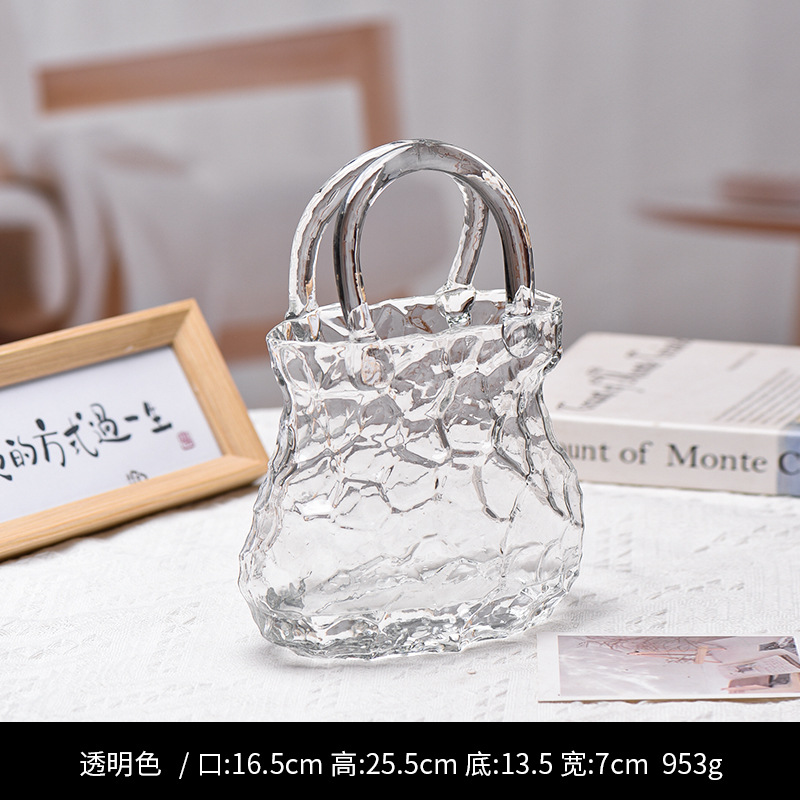 페블 토트백 투명