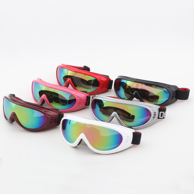 Student Ski Goggles Children's Colorful Sun Protection UV Protection Windproof Goggles Cross-Border Outdoor Cycling Sunglasses_desvips.com
