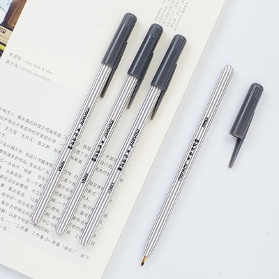 the republic of korea Mu Darby Shoe Leatherwear clothing silvery ball pen 1.0mm Industry sign marking pen cloth