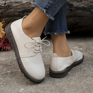 89004 Retro Lace-Up Flats �͹�ϵ��ƽ��Ь �羳�������R