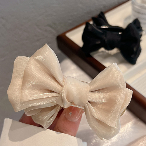 High ponytail catcher, ball head clip, dish hair artifact hairpin, large female pumpkin bow headdress, shark catcher