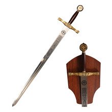 铸剑谷 亚瑟王大剑金属刀剑影视周边cos武器西洋剑带挂板未开刃