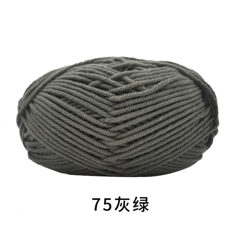 Lana de cinco hilos de algodón de leche al por mayor algodón de leche de cinco hilos Shengtang de cinco hebras de algodón de leche tejida a mano