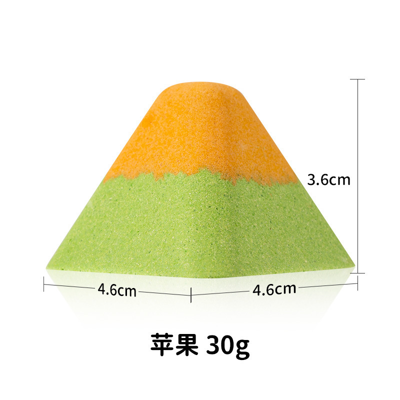 クロスボーダー30gバス塩球卸売り角質足浴丸暖足マッサージ店専用の小さな火山泡足球カスタム|undefined