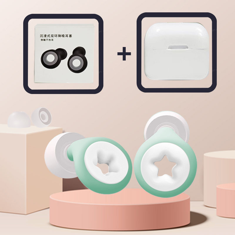 Tapones Aislantes para Oídos de Silicona, Reducción de Ruido, Lavables, para Dormir
