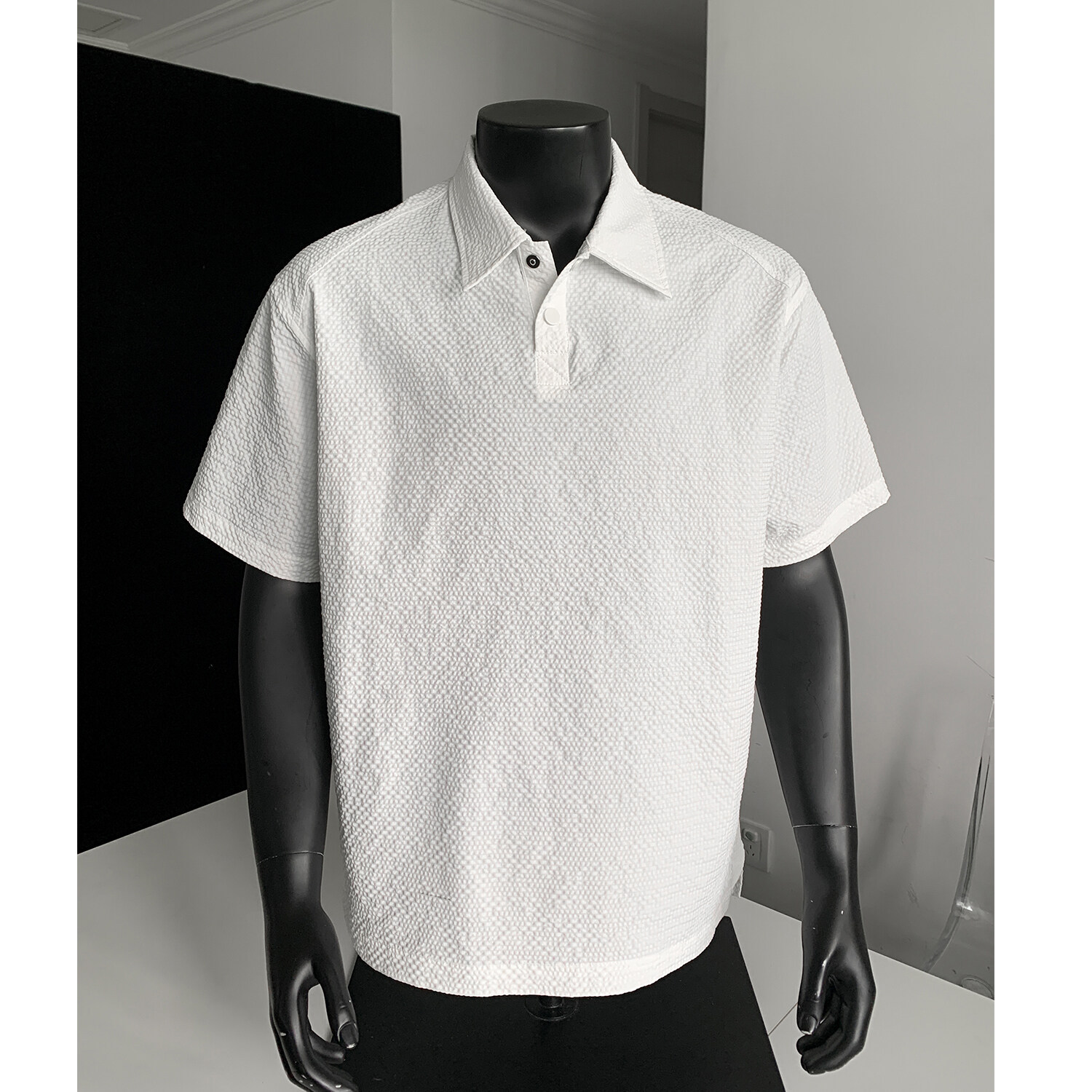 Men's fashionable thin quick dry breathable short sleeve T-shirt