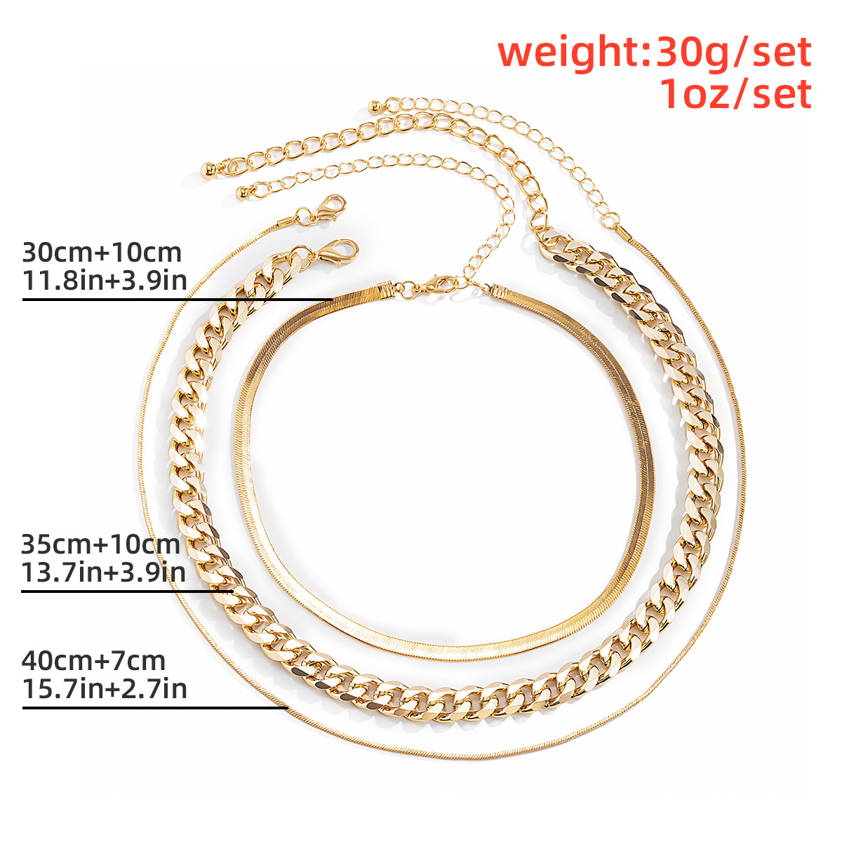 Punk Snake Shape Multi-layer Necklace display picture 11