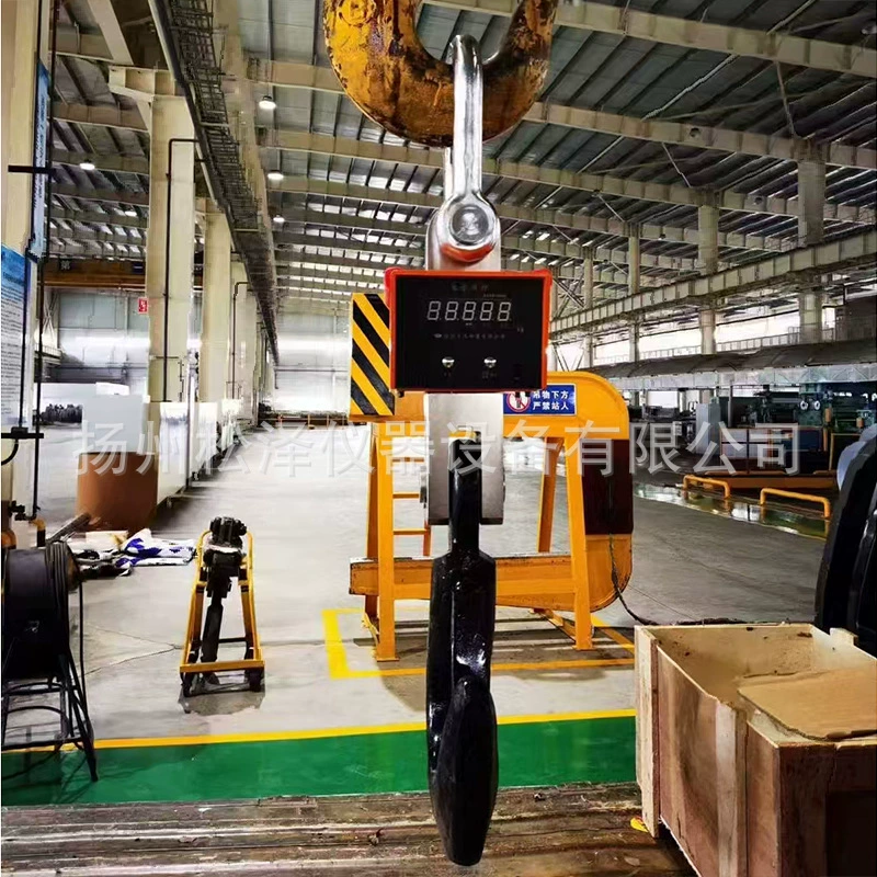 Электронные крановые весы с прямым дисплеем, ручная печать, высокоточные водонепроницаемые электронные крановые весы с защитой от столкновений, промышленные электронные весы