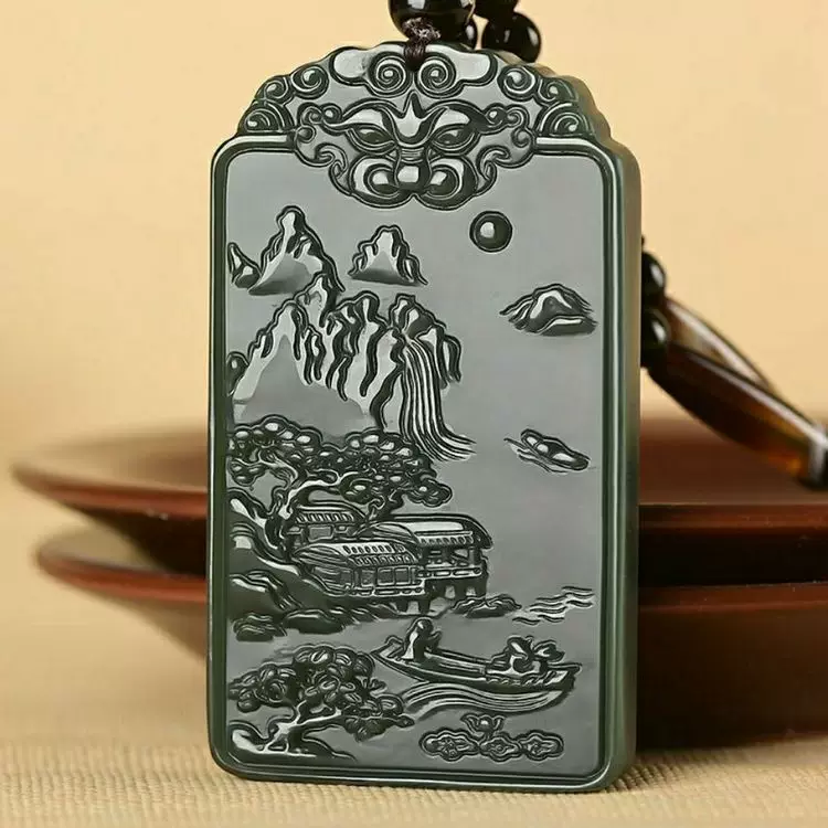 Sansui, pendant jade, wholesale