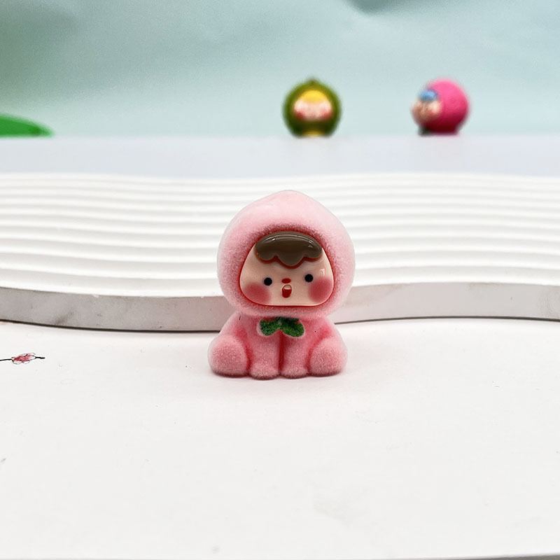 果物の子萌え粒樹脂創意立体手作りdiyアクセサリー微景観置物キーホルダーペンダント卸売り