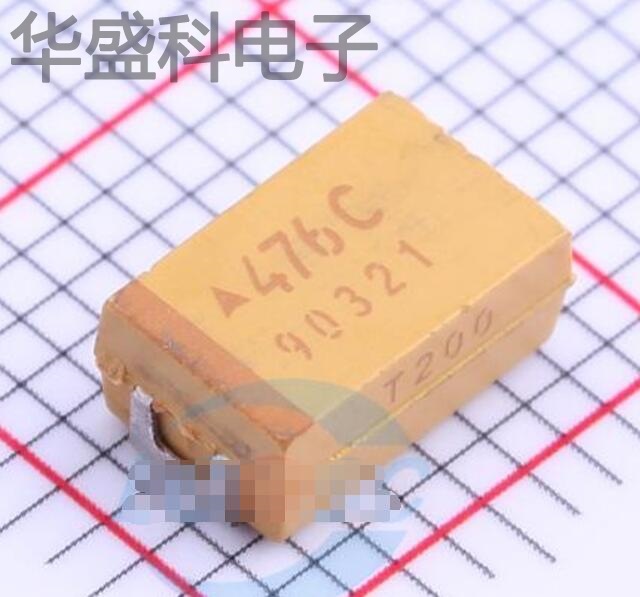 TPSD476K016R0200 描述 47uF(476) ±10% 16V 钽电容器