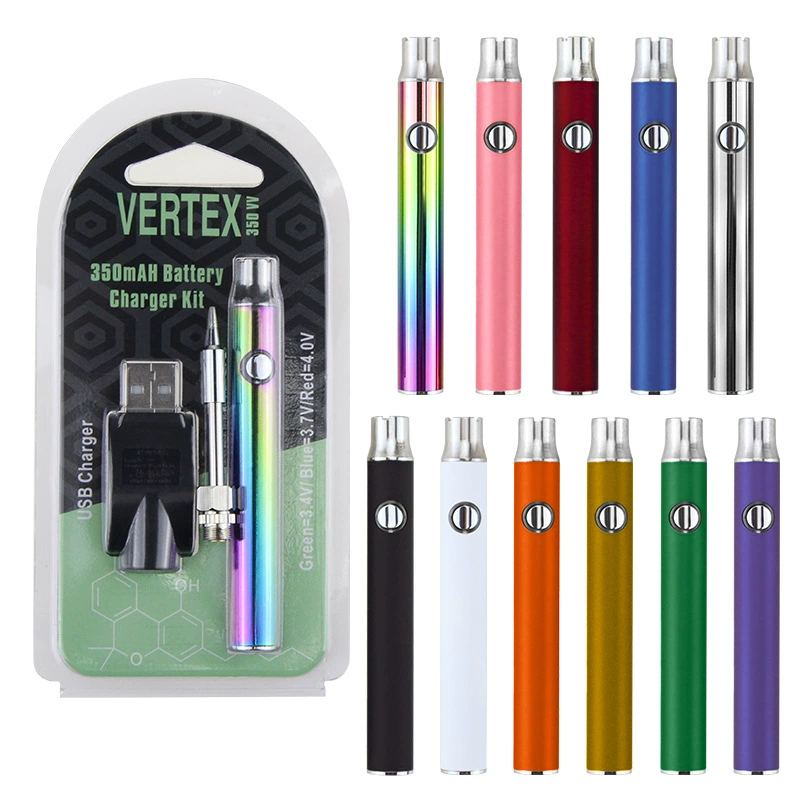 510 предварительного нагрева VERTEX650mAh 350mAh диаметр 14мм11.2мм трехскоростной аккумуляторный стержень с регулировкой напряжения для электрического паяльника