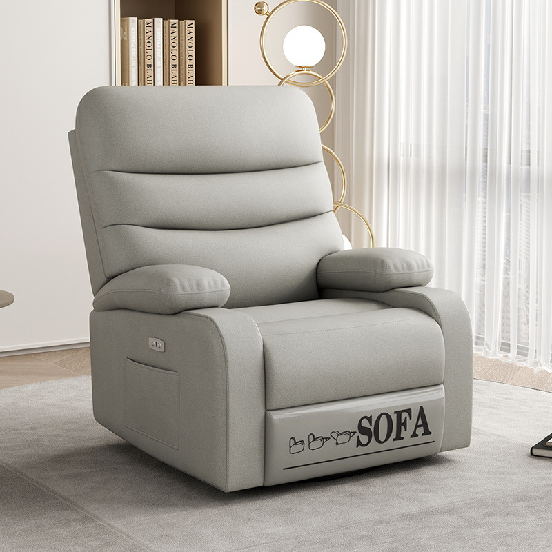 Silla de mecedora espacial de primera clase sofá sala de estar manicuría multifuncional dormitorio sofá eléctrico masaje perezoso