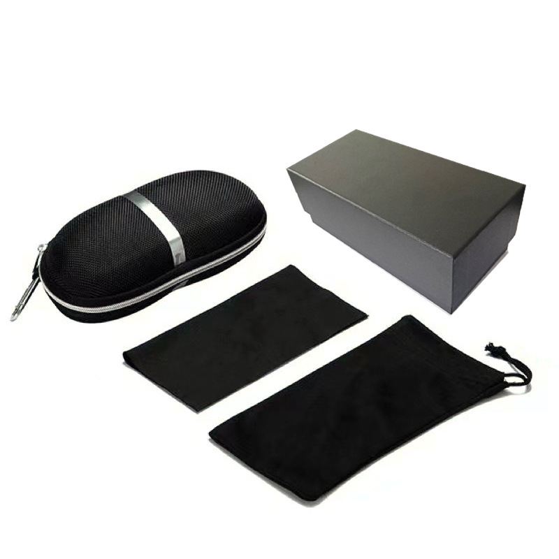 Caixa de gafas cubierta por el cielo y la tierra bolsa de tela de gafas tarjeta de prueba de polarización destornillador multifuncional de moda coreana