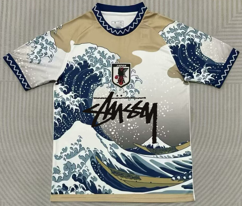Stussy Jersey Brasil Flamengo Italia Edición conmemorativa Portugal París Francia Uniforme de fútbol