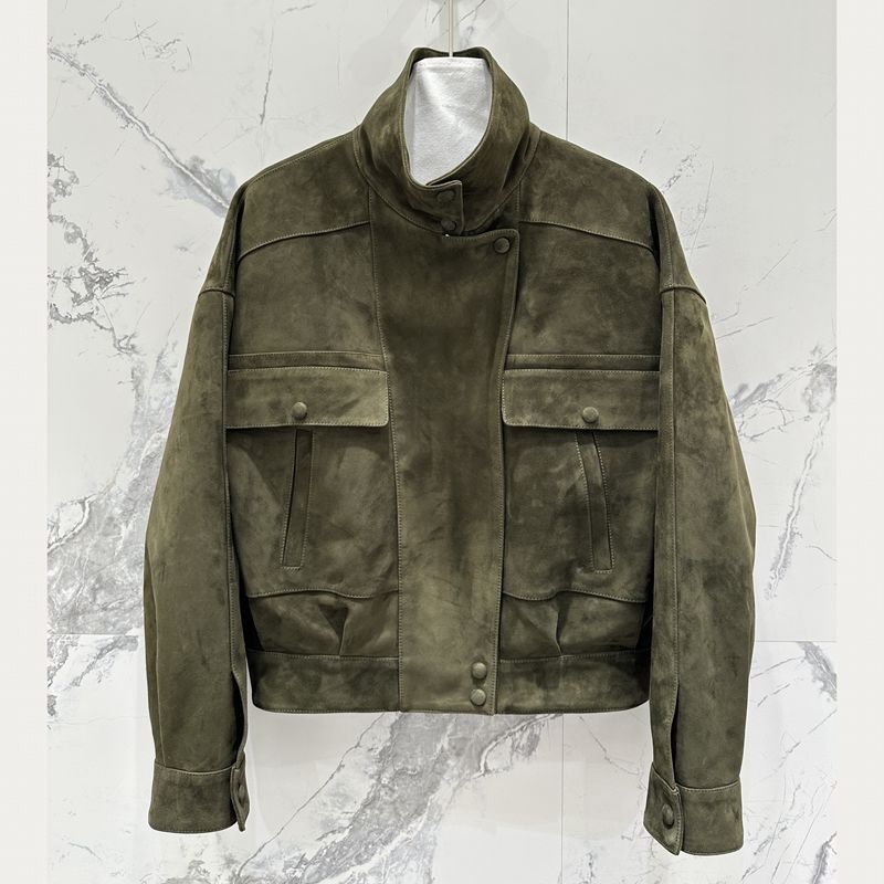 2026 Autumn/Winter New Loose Fit Special Imported Sheepskin Suede Women's Jacket Versatile Slimming Genuine Leather Sheepskin Coat 2026 Autumn/Winter New Loose Fit Special Imported Sheepskin Suede Women's Jacket Versatile Slimming Genuine Leather Sheepskin Coat