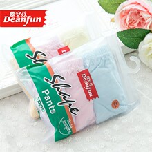 3条装蝶安芬935/1131 女士100%全棉纯色三角内裤基础跑量袋子简装