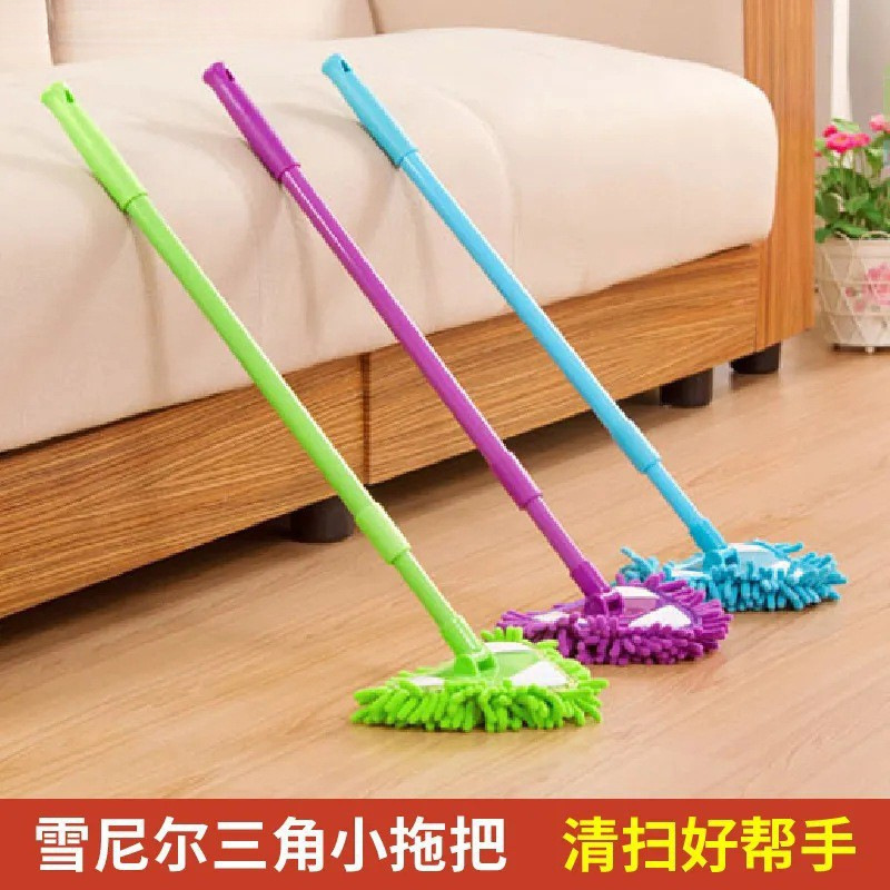Lazy Triangle Cleaning Mop Retractable Glass Cleaner Kitchen Bathroom Living Room Floor Mop