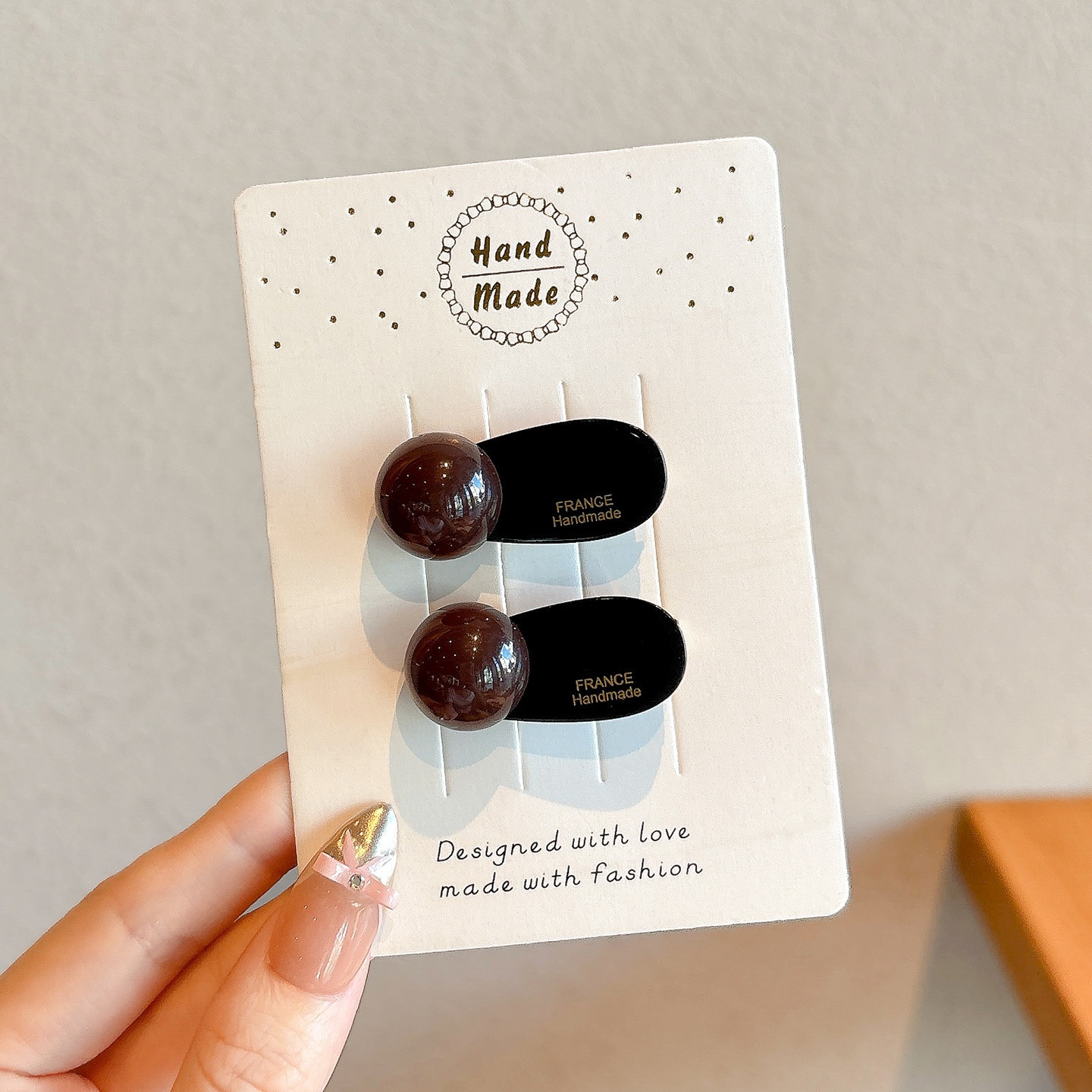 Clip de cabello de arco feminino frange clip lateral clip de boca de pato joyería de otoño 2025 nuevas joyerías al por mayor