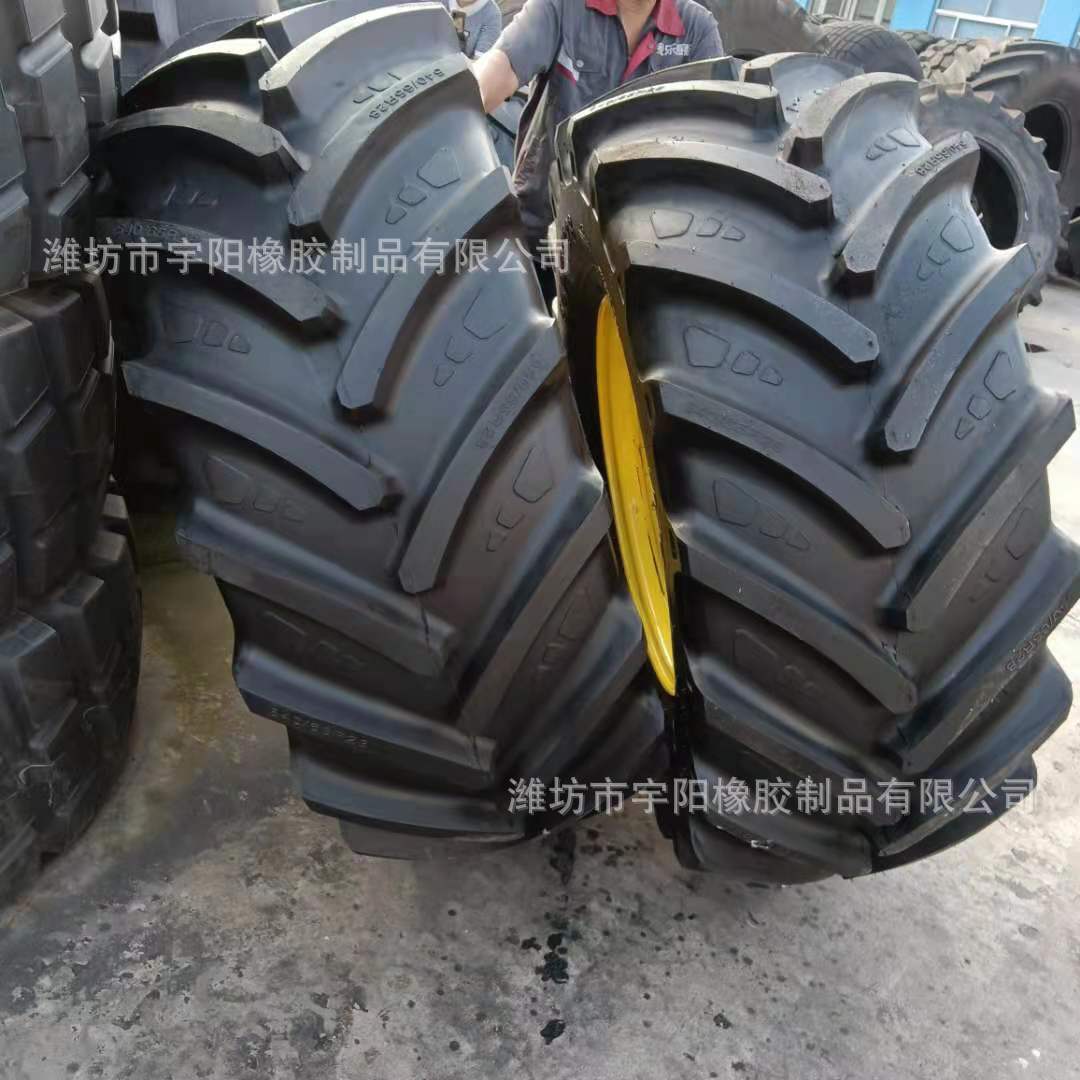 540/65R28  拖拉机轮胎 钢丝人字轮胎21LR28可配钢圈