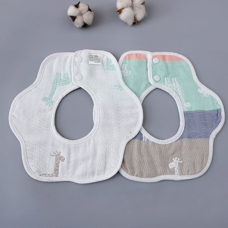 Gauze eating bib, children's laundry basket