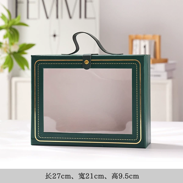 Green Window Portable Gift Box-Dimensions as shown in the picture
