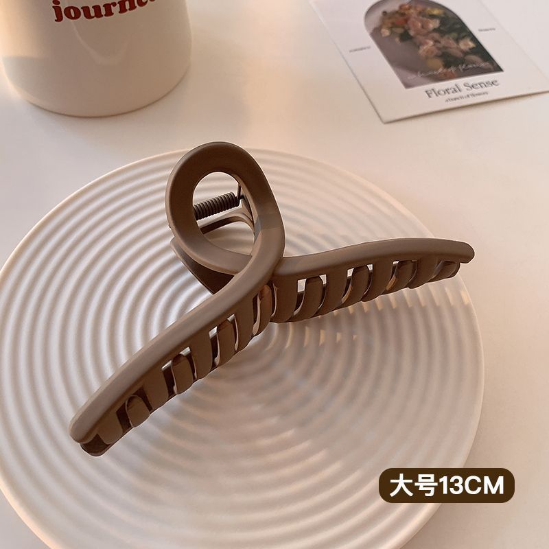 可爱爱心抓夹女新款爆款高级感盘发鲨鱼夹发夹子发卡头饰|undefined