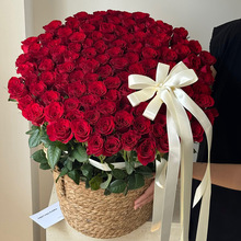 新款藤编手提花篮北欧复古风篮子玫瑰花草编插花篮diy材料批发