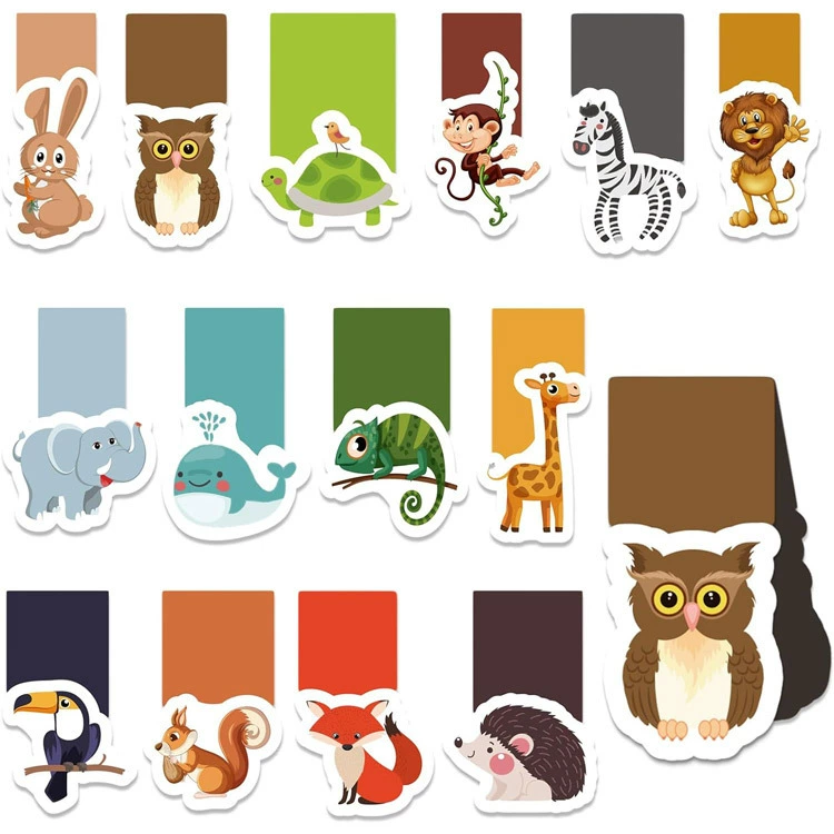 Amazon Магнитная закладка Животные Мультяшные цветы Рождественские закладки Производитель Трансграничный поставщик Закладка оптом