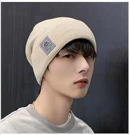 女性用の新しい秋と冬のウールの帽子、厚いベルベットの暖かいニット帽、大きな頭囲、軽い高級スタイル、耳保護防寒帽子、シンプルなスタイル