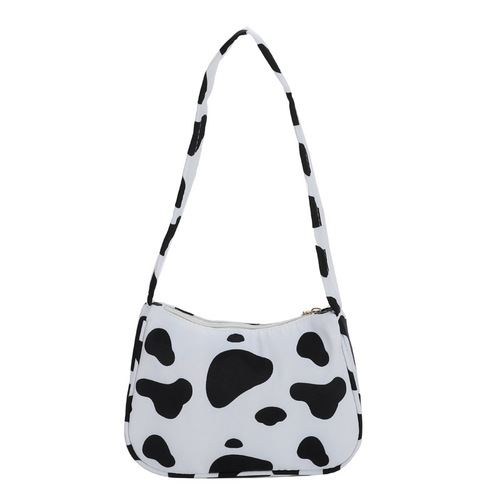 New trendy Korean style baguette bag, simple and stylish shoulder handbag, fashionable retro armpit small bag, women's bag