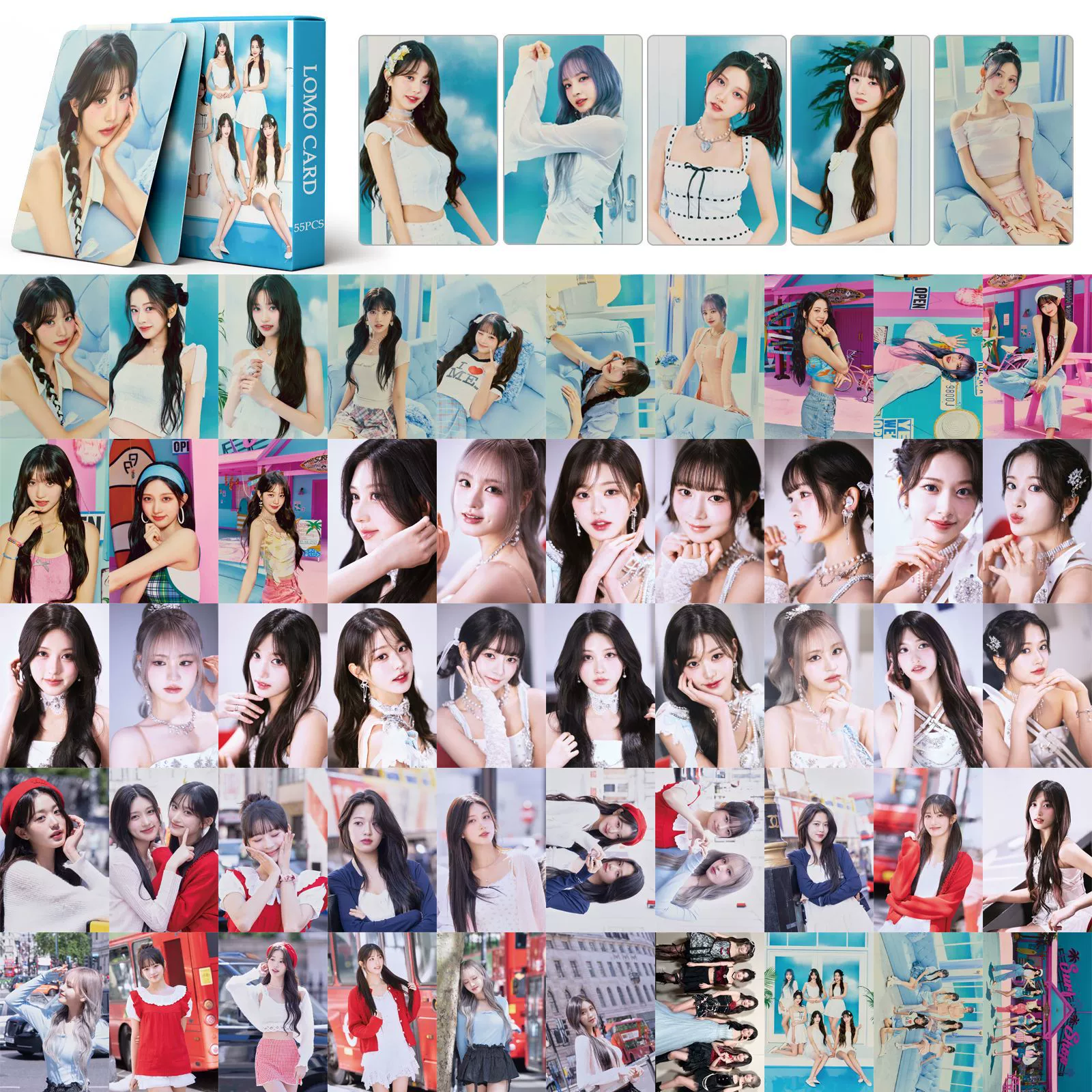 55 компактных карточек Alive Zhang Yuanying, осень, Li Rui Wonyoung Crush
