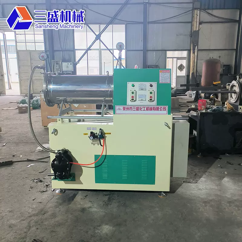 卧式砂磨机水性漆大流量色浆粉碎机油墨涂料涡轮研磨机