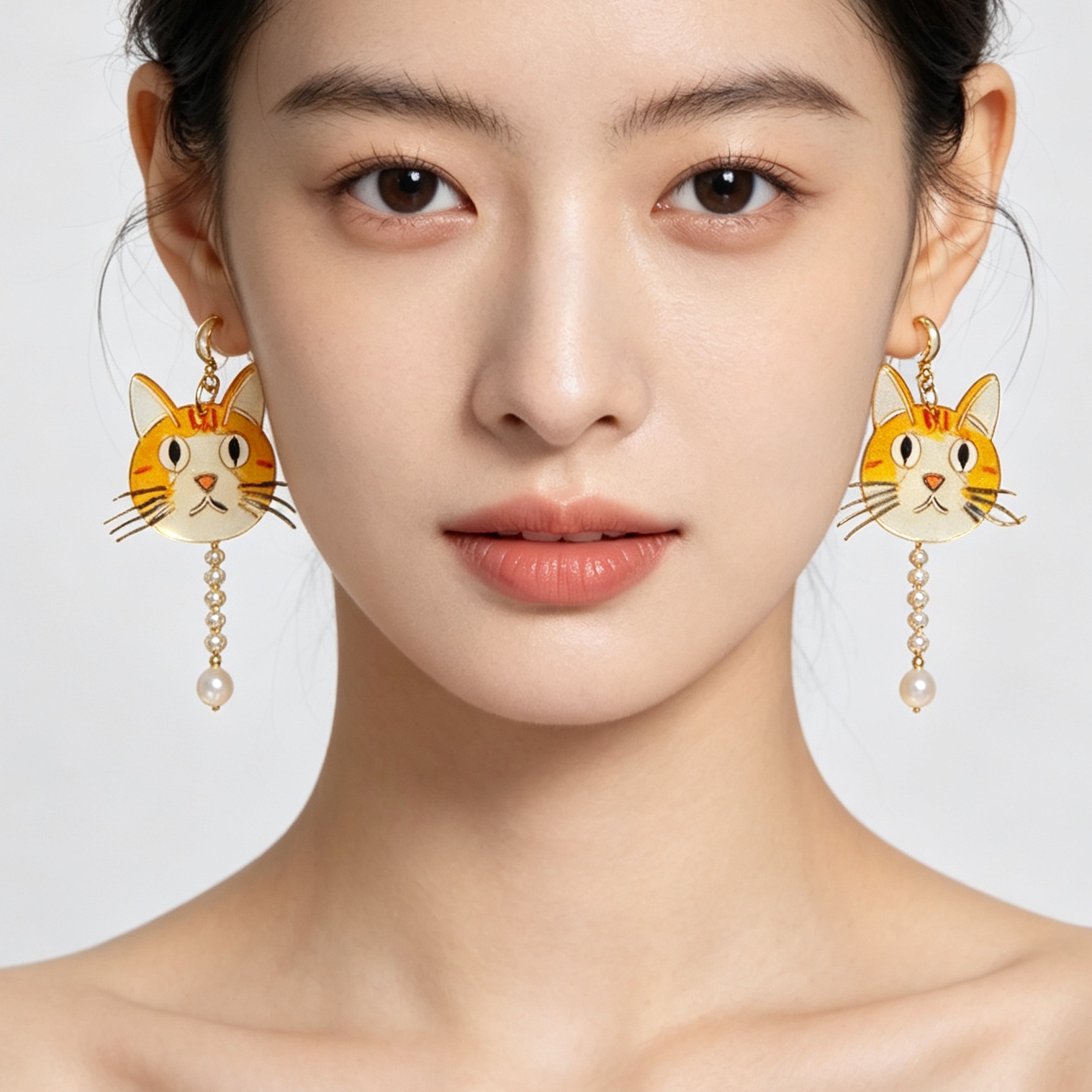 Leather shadow puppet earrings + 925 sterling silver hook + UV-protected floating box packaging. Direct from the manufacturer, custom-made shadow puppets based on your designs or samples.
