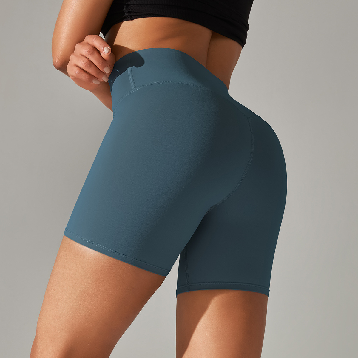 105g Weight Shorts Pants Length Nylon, Spandex Fabric Type Leggings Pants Type Fitness, Yoga Occasion Solid Color Pattern Summer, Spring Season Casual, Sport Style Style Casual Sport Style Solid Color Nylon Spandex Active Bottoms Leggings 19