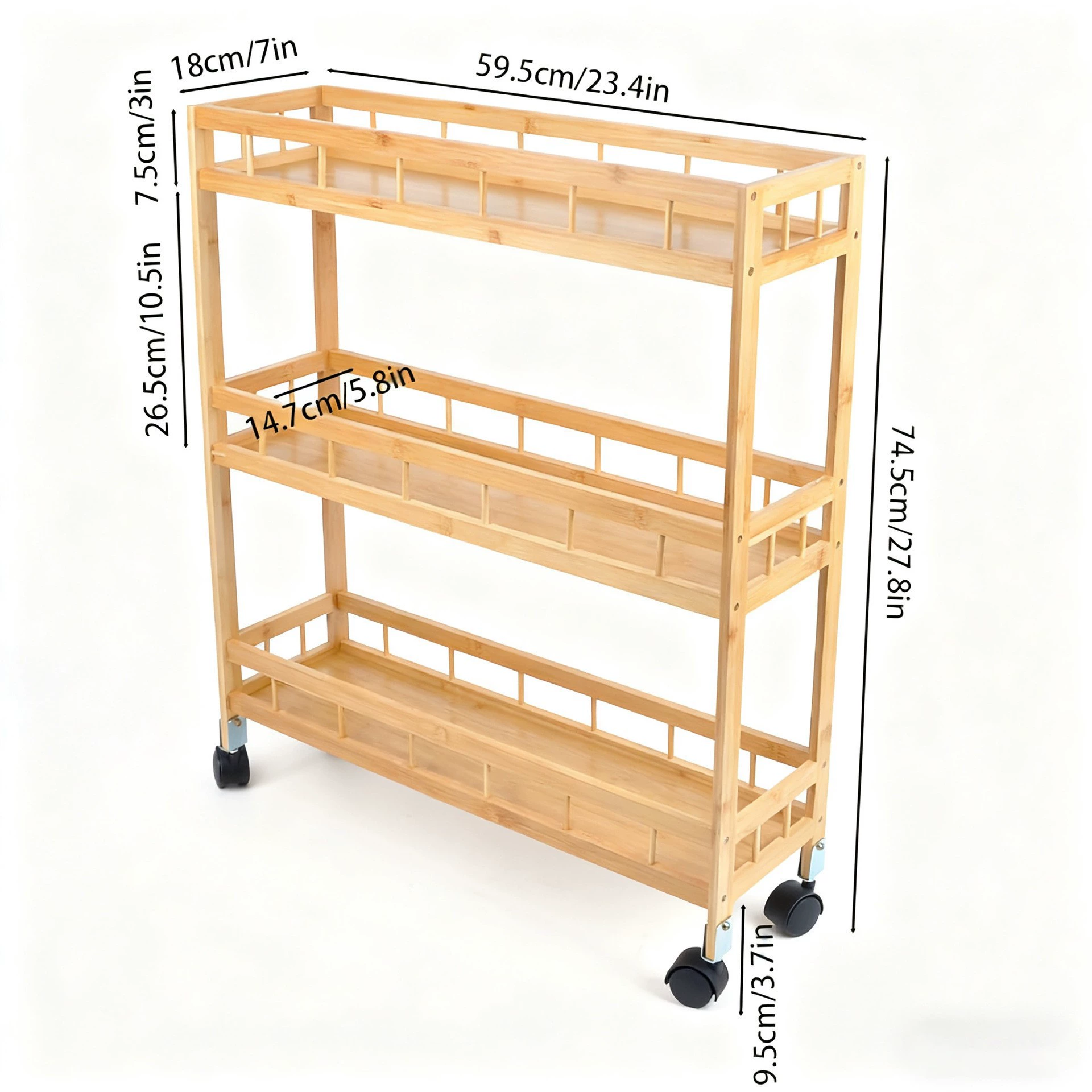 Shelf Rack Freestanding Multi-tier Kitchen from Yomiego