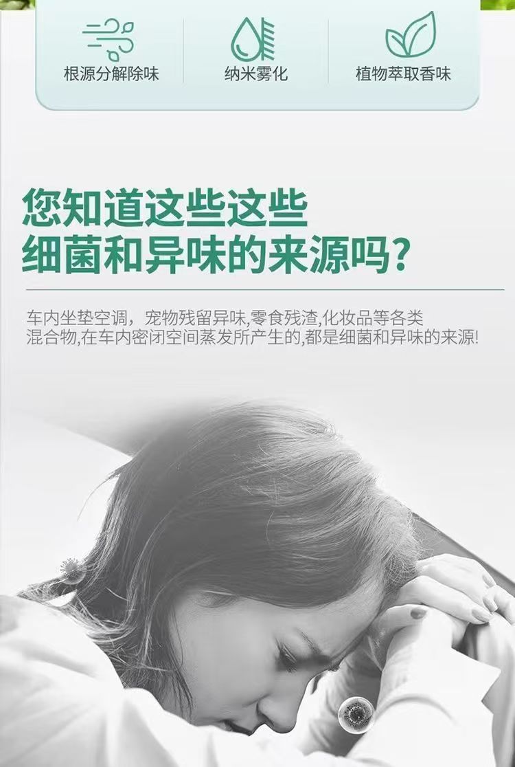Centennial Fragrance Spray Perfume Odor Eliminator Fresh Air Car Fragrance Supplies Air Purifier