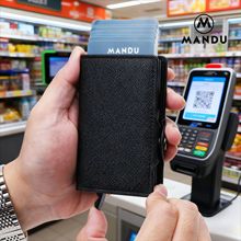 多卡位超轻卡夹耐磨铝合金卡包pu复古高级感证件包便携卡套卡盒包