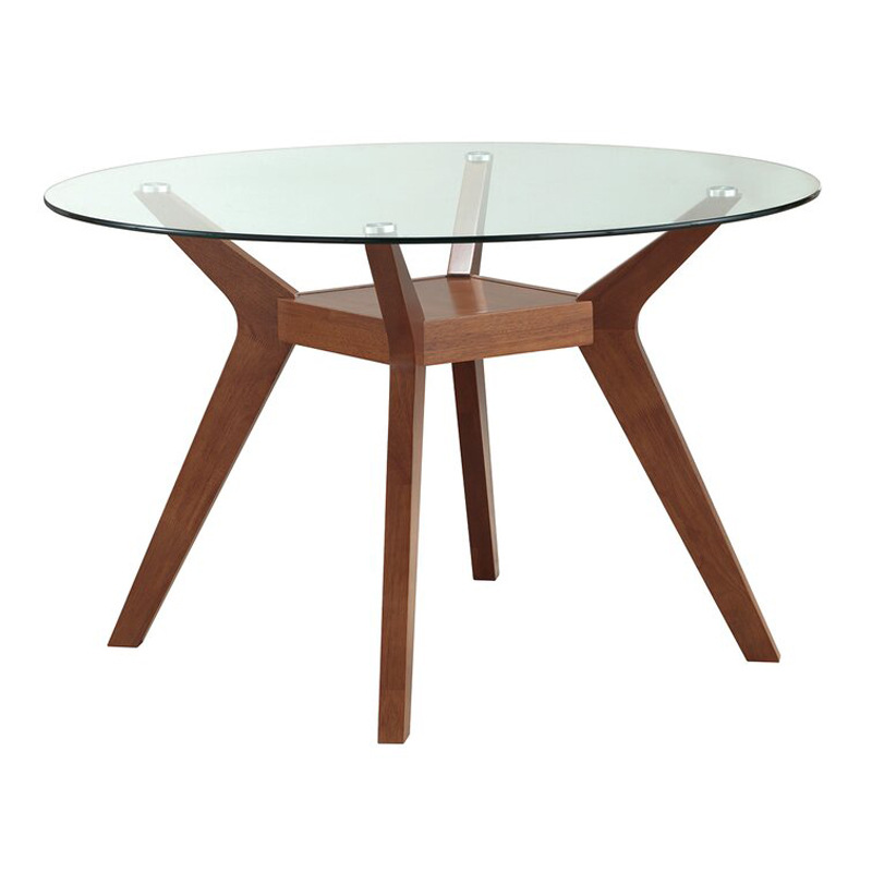 Exportación de mesa de comedor personalizada tabla de comedor de vidrio templado rectangular mesa de comedor silla mesa de comedor mesa de vidrio