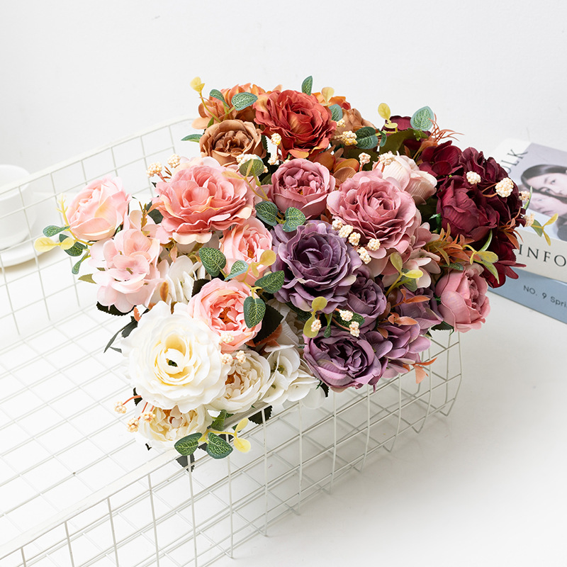 Simple Style Classic Style Flower Silk Flower Imitation Plants Artificial Flowers display picture 2