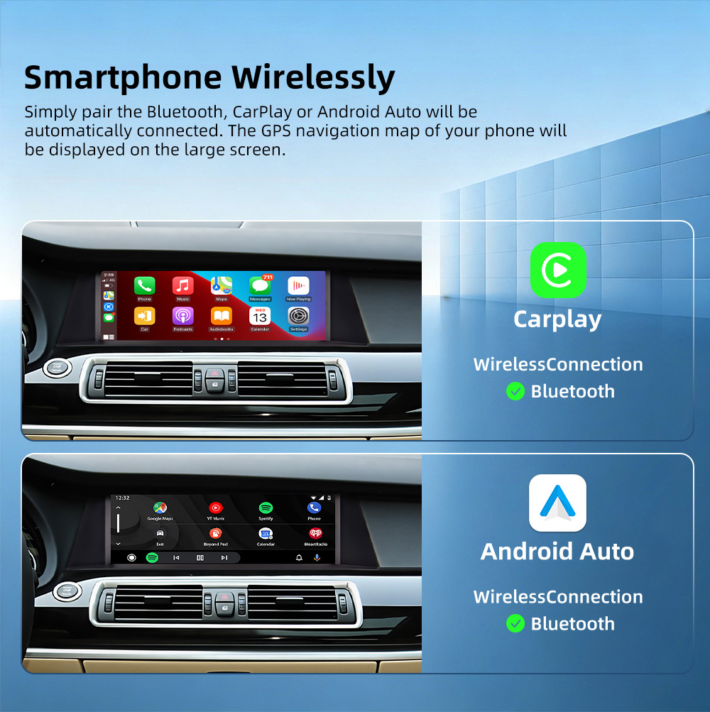 Car-Mounted Central Control Large Screen Suitable for Bmw 5 Series Gt F07 2010-2017 Android Navigation Wireless Carplay