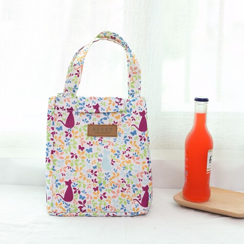 Student cartoon thermal bag aluminum foil thermal bag thermal insulation cold bag convenient travel picnic bag portable lunch bag