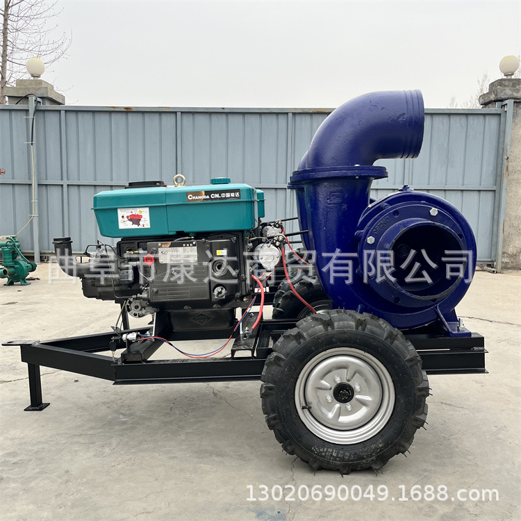 小型拖拉车款抽水泵 建筑防汛排水泵 4寸6寸8寸10寸12寸抽水泵