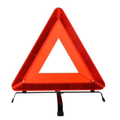 folding emergency triangle, Warning sign