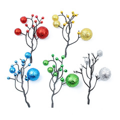 Cross-border Christmas wreath decoration supplies, simulated foam fruits, Christmas accessories, foam fruit small branches, factory direct sale