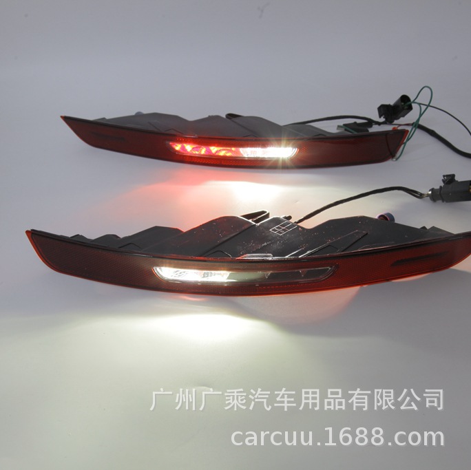 Aplicable a 14 - 22 años de Porsche Marca Luz de barra trasera Luz de marcha atrás Luz de advertencia de niebla trasera