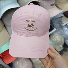 新款春夏韩版简约百搭棒球帽子女速干软顶男鸭舌帽遮阳防晒帽子潮