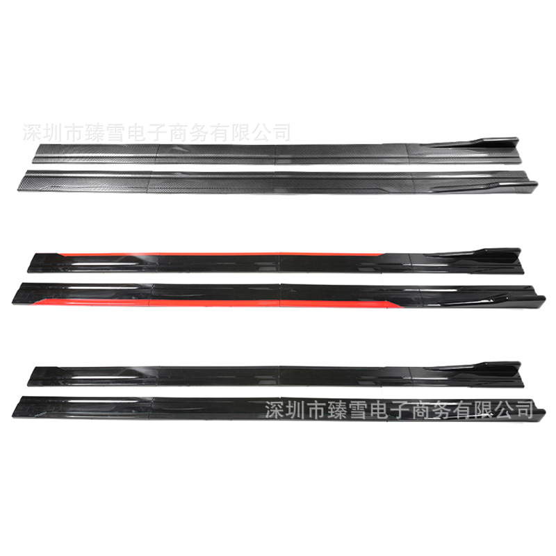 (2개) 폭스 바겐 BMW 메르세데스-벤츠 도요타를위한 8PCS GM 사이드 스커트 펜더 스플리터 범퍼