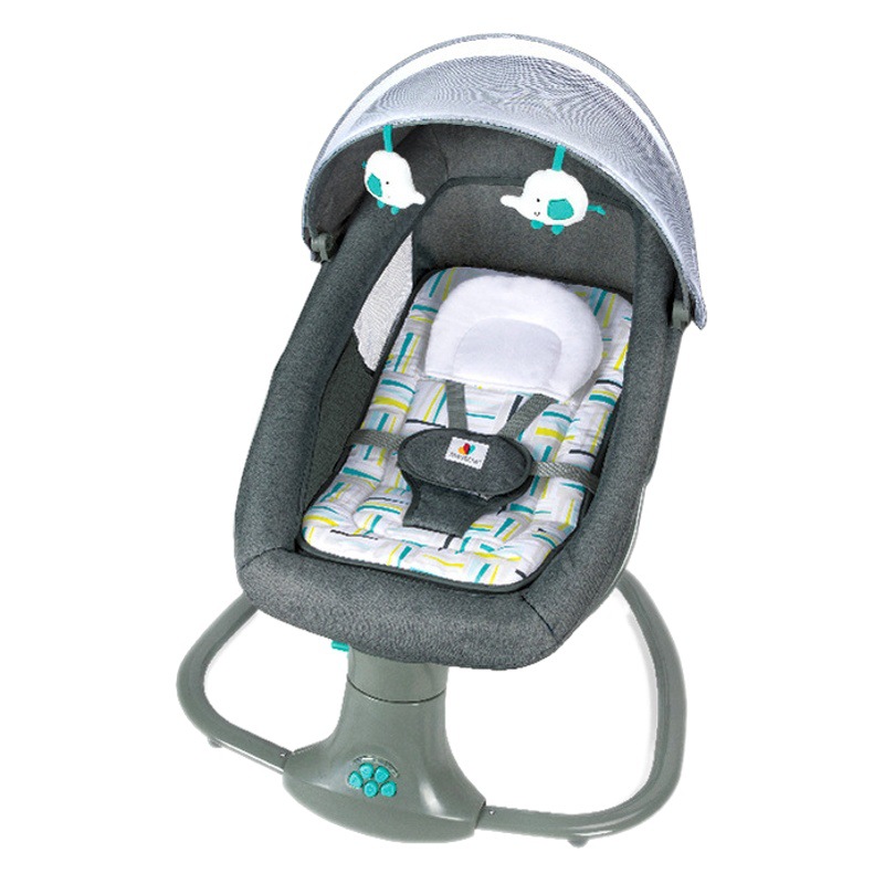 Bebé mecedora eléctrica mecedora bebé recién nacido coax artefacto comodidad reclinable bebé infantil dormir cuna image 1